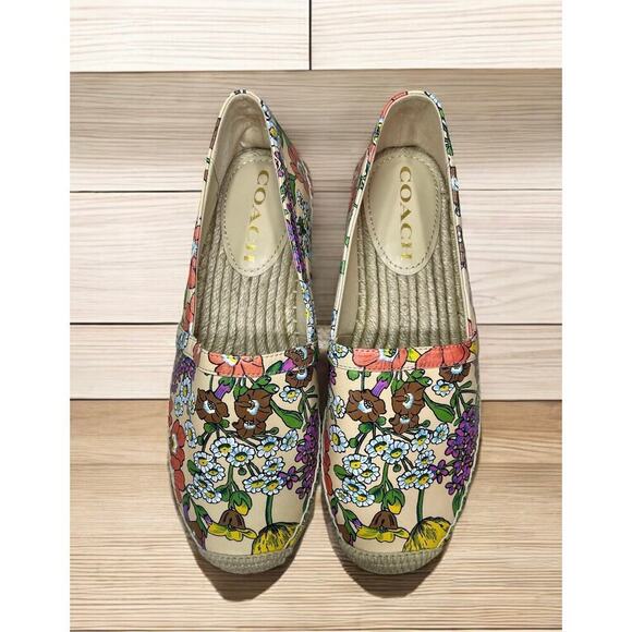 New Without Tags Coach CJ485 Collins Espadrille Size 6B - Picture 3 of 7